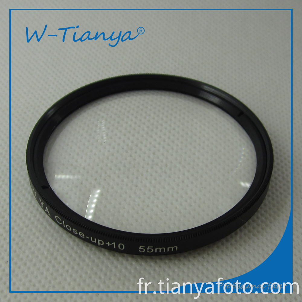 Tianya 52mm 77mm +10 Filtre d'objectif de caméra close up filter